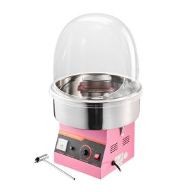Electric Cotton Candy Machine, 1000W Commercial Floss Maker With Cover, Commercial Cotton Candy Machine w/Stainless Steel Bowl & Sugar Scoop