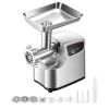 Electric Meat Grinder, 5 Lbs/Min Capacity, #8 Meat Mincer with 3 Grinding Plates, 3 Sausage Stuffing Tubes & Kubbe Kit