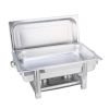 Stainless Steel Single Tray Chafing Dish – Buffet Food Warmer