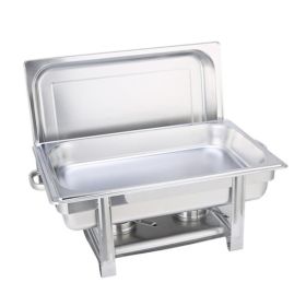 Stainless Steel Single Tray Chafing Dish – Buffet Food Warmer
