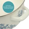 Agatha Enamel-on-Steel 6-Quart Dutch Oven, Blue