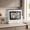 Countertop Dishwasher, Portable Mini Dishwasher with 1.6 Gal Built-in Water Tank, 5 Washing Programs, Air-Dry Function