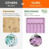 Silverware Drawer Organizer, Expandable Utensil Tray for Kitchen, BPA Free Flatware and Cutlery Holder