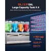 Slushie Machine, 12L/3.17Gal x 4 Tank Commercial Slushy Maker, Frozen Drink Maker with Self-Cleaning