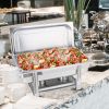 Stainless Steel Single Tray Chafing Dish – Buffet Food Warmer