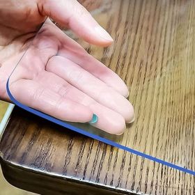 Clear Table Protector Mat -1.5mm Thickness Waterproof Heavy Duty PVC Table Cover