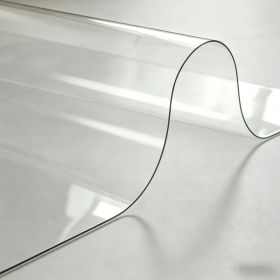 Clear Table & Floor Protector- Waterproof Heavy Duty PVC Cover For Tables (Option: 1.5mm-36inches-48inches)