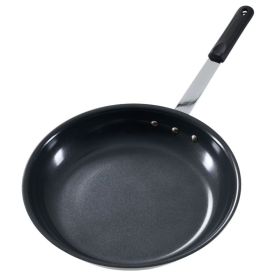 Ceramic Nonstick Egg Pan, Aluminum Frying Pan With Stainless Steel Base, Oven Safe, Dishwasher Safe Skillet (Option: Black 14IN)