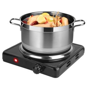 Household Portable Heating Hot Plate Stove (Color: Black, Type: Kitchen Supplies)