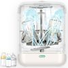 Baby Bottle Washer, Sterilizer and Dryer Pro Cleaning Machine with 360° Dual Spray Arms, Steam Sterilization, Drying Function
