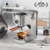 2100W Semi-Automatic Coffee Maker-Cold/Hot Brew with 95°C Brewing, 135°C Steam, 58mm Ground Coffee, 20Bar Pump Pressure, Steam-Activated Frother