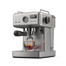 PSH10A-SL 1350W Semi-Automatic Coffee Maker-Cold/Hot Brew with 95°C Brewing, 135°C Steam, 58mm Powder Hammer, 20Bar Steam Blower, Temperature Control (PSH10A-SL: PSH10A-SL)