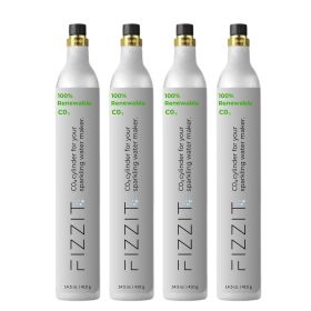 FIZZIT™ C02 Gas Cylinder - 60L | Premium Grade C02 | 100% Renewable CO2 (Pack: 4 Pack)