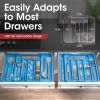 Silverware Organizer - Expandable Kitchen Drawer Organizer, Adjustable Utensil Organizer, Cutlery Tray for Forks, Knives