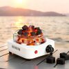 Charcoal Burner Compact Coal Burner with Tools